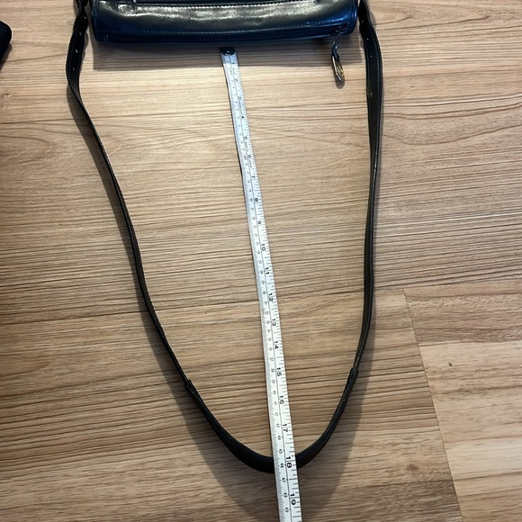 GUCCI black canvas and leather crossbody vintage purse bag - Picture 14 of 17